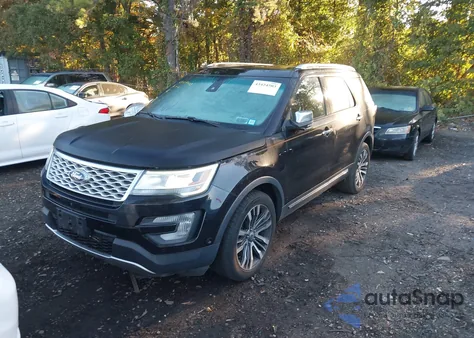 2016 Ford Explorer Platinum из США, поврежденный, VIN 1FM5K8HT0GGC80108